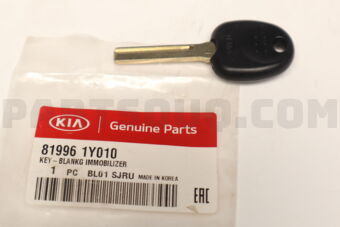 819961Y010 KEY-BLANKG IMMOBILIZ