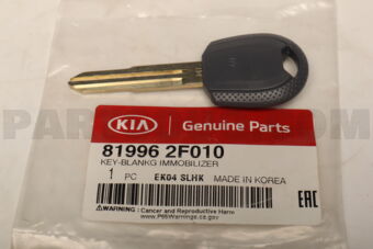819962F010 KEY-BLANKING