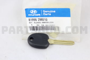 819962M010 KEY-BLANKG IMMOBILIZER
