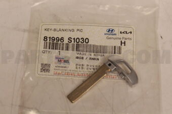 81996S1030 KEY-BLANKING PIC
