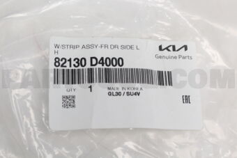 82130D4000 W/STRIP ASSY-FR DR SIDE LH