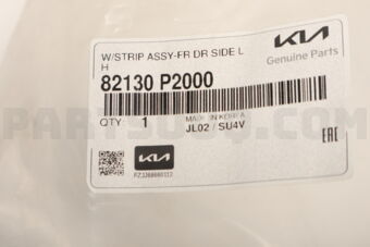 82130P2000 W/STRIP ASSY-FR DR SIDE LH