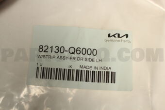 82130Q6000 W STRIP ASSY-FR DR SIDE LH