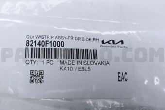 82140F1000 W/STRIP ASSY-FR DR SIDE RH