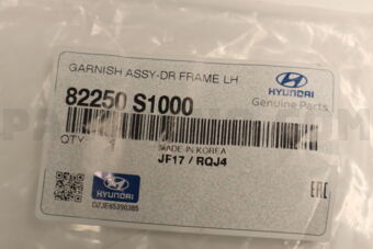 82250S1000 GARNISH ASSY-DR FRAME LH