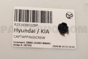 823143B0109P CAPTAPPINGSCREW
