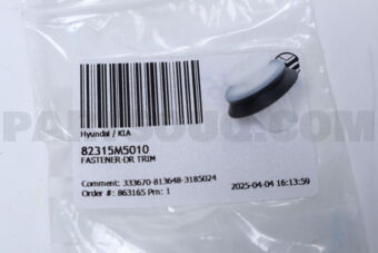 82315M5010 FASTENER-DR TRIM