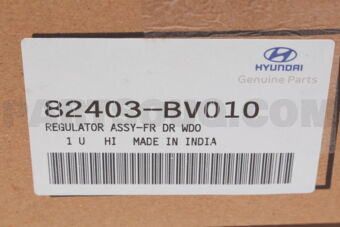 82403BV010 REGULATOR ASSY-FR DR WDO LH