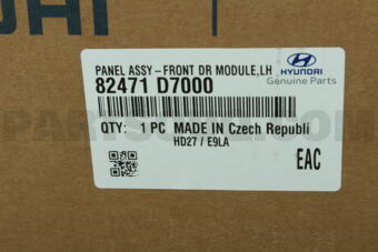 82471D7000 PANEL ASSY-FRONT DR MODULE,LH