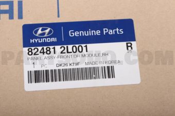 824812L001 PNL ASSY-FR DR MODULE,RH
