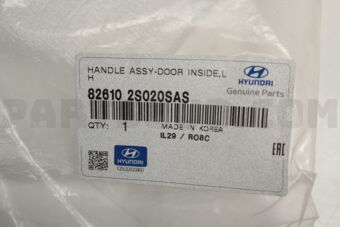 826102S020SAS HANDLE ASSY-DR I/S LH