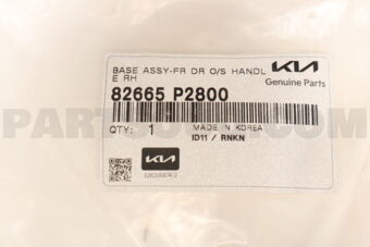 82665P2800 BASE ASSY-FR DR O/S HANDLE RH