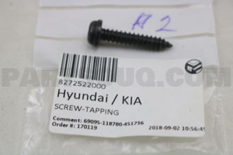 8272522000 SCREW-TAPPING