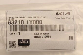 832101Y000 W/STRIP ASSY-RR DR B