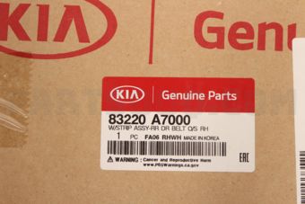 83220A7000 W/STRIP ASSY-RR DR B