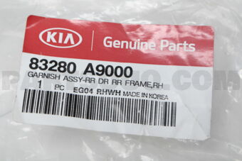 83280A9000 GARNISH ASSY-RR DR RR FRAME,RH