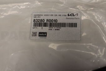 83280R0010 GARNISH ASSY-RR DR RR FRAME,RH