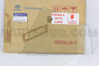 834270X010 GLASS-RR DR FIXED RH
