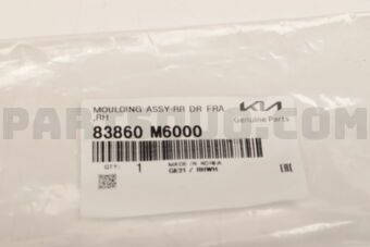 83860M6000 MOULDINGASSY-RRDR