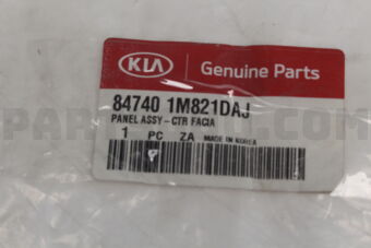 847401M821DAJ PANEL ASSY-CENTER FACIA