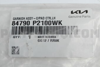 84790P2100WK GARNISH ASSY-C/PAD CTR,LH