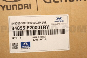 84855F2000TRY SHROUD-STEERING COLUMN LWR