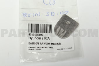 851013E100 BASE-I/S RR VIEW MIRROR