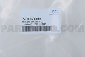 85930K6000NNB TRIM ASSY-COVERING SHELF CTR