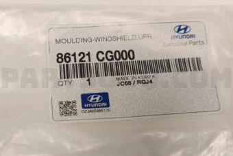 86121CG000 MOULDING - WINDSHIELD, UPPER
