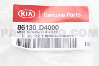 86130D4000 MOULDING-WINDSHIELD,UPR