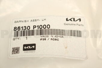 86130P1000 GARNISH ASSY- LH