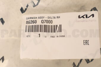 86260Q7000 GARNISHASSY-DELTAR