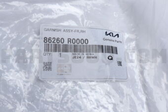 86260R0000 Hyundai / KIA GARNISH ASSY-FR,RH