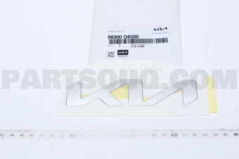 86300G6500 EMBLEM - KIA