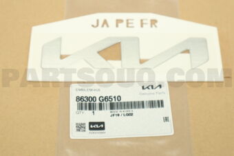 86300G6510 EMBLEM-KIA