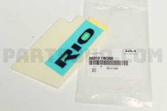 863101W300 EMBLEM-RIO