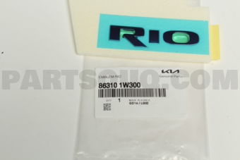 863101W300 EMBLEM-RIO