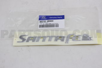 863102B900 EMBLEM-SANTAFE