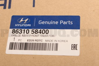 8631058400 GRILLE ASSY-FR RADIATOR