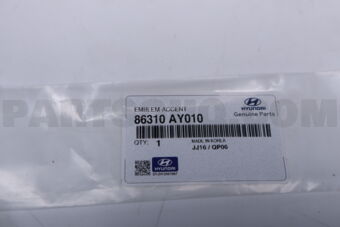 86310AY010 EMBLEM-ACCENT