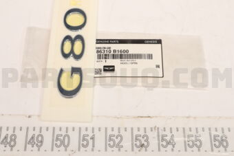 86310B1600 EMBLEM-G80