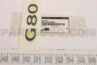 86310B1600 EMBLEM-G80