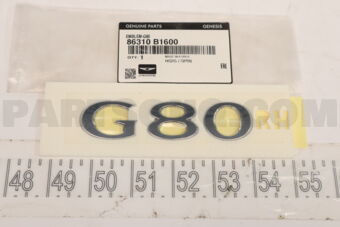 86310B1600 EMBLEM-G80