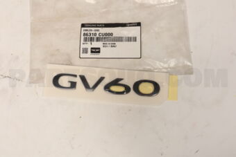 86310CU000 EMBLEM-GV60