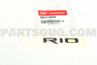 86310H9200 EMBLEM-RIO