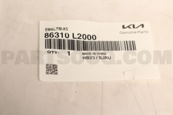 86310L2000 EMBLEM-K5