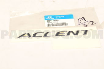863111R100 EMBLEM-ACCENT