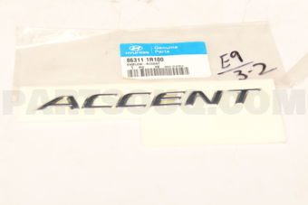 863111R100 EMBLEM-ACCENT