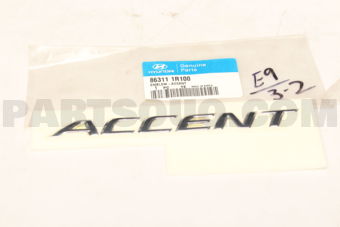 863111R100 EMBLEM-ACCENT