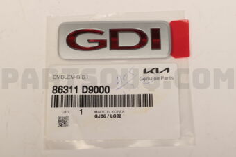 86311D9000 EMBLEM-G.D.I